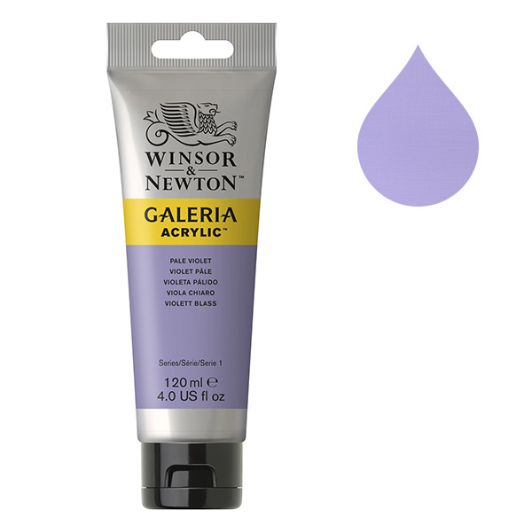 Winsor & Newton Galeria acrylverf 444 pale violet (120 ml) 2131444 410151 - 1