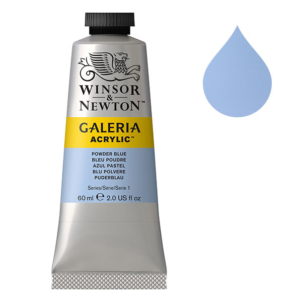 Winsor & Newton Galeria acrylverf 446 powder blue (60 ml) 2120446 410041 - 1