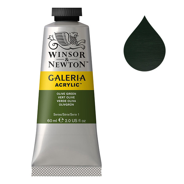 Winsor & Newton Galeria acrylverf 447 olive green (60 ml) 2120447 410025 - 1