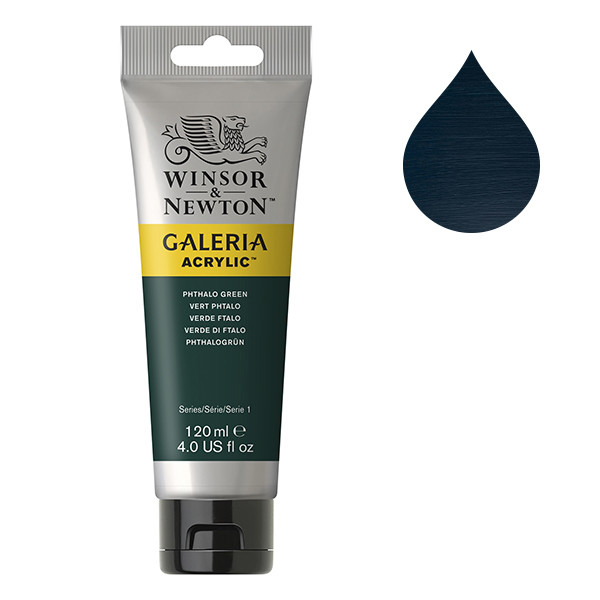 Winsor & Newton Galeria acrylverf 522 phthalo green (120 ml) 2131522 410160 - 1