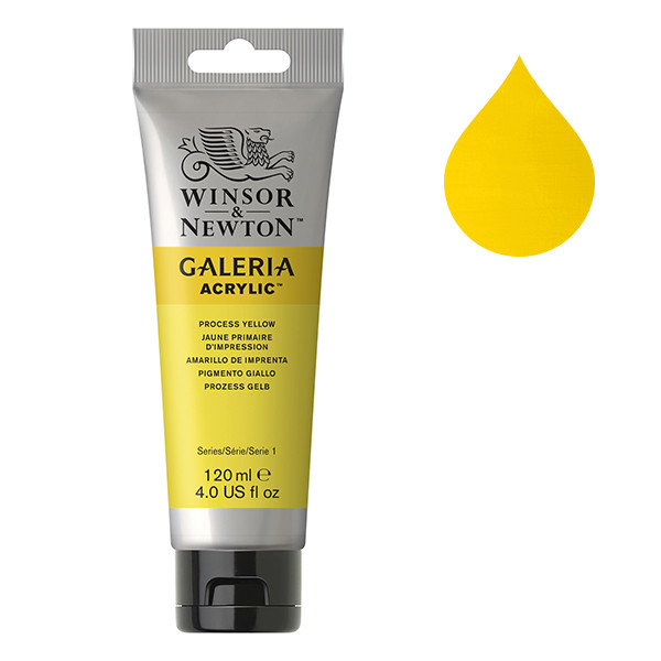 Winsor & Newton Galeria acrylverf 537 process yellow (120 ml) 2131537 410164 - 1