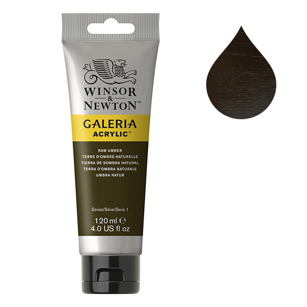 Winsor & Newton Galeria acrylverf 554 raw umber (120 ml) 2131554 410168 - 1