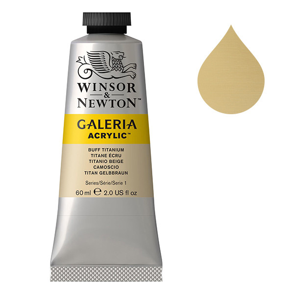 Winsor & Newton Galeria acrylverf 60 buff titanium (60 ml) 2120060 410000 - 1