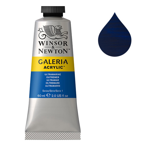 Winsor & Newton Galeria acrylverf 660 ultramarine (60 ml) 2120660 410054 - 1