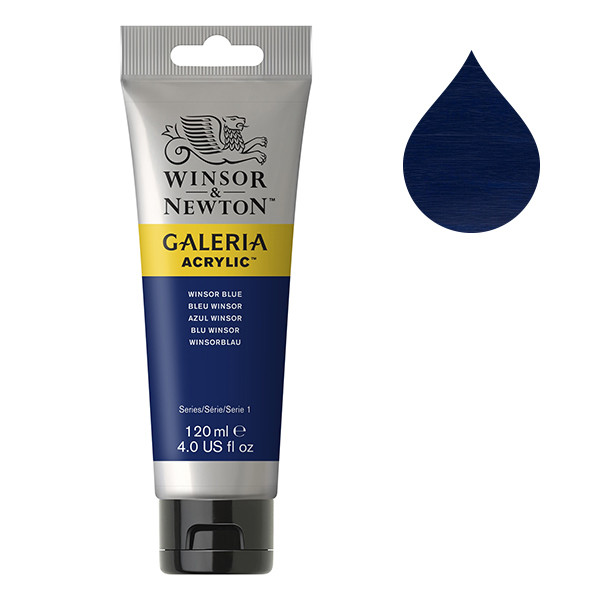 Winsor & Newton Galeria acrylverf 706 winsor blue (120 ml) 2131706 410177 - 1