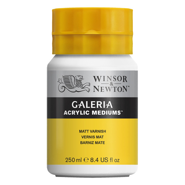 Winsor & Newton Galeria acrylvernis mat (250 ml) 3040802 410205 - 1