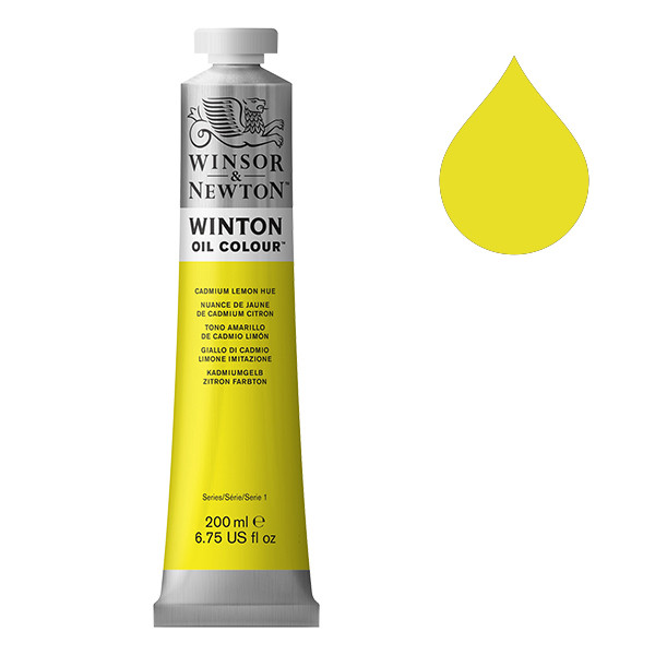 Winsor & Newton Winton olieverf 087 cadmium lemon hue (200ml) 1437087 410306 - 1