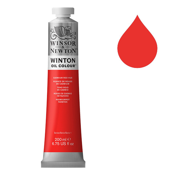 Winsor & Newton Winton olieverf 095 cadmium red hue (200ml) 1437095 410309 - 1