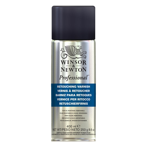Winsor & Newton olieverf retoucheervernisspray (400 ml) 3041983 410401 - 1