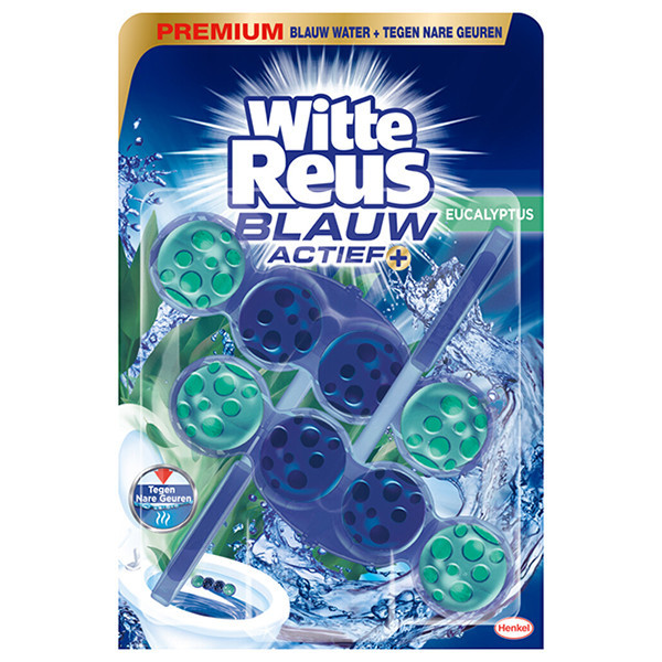Witte Reus toiletblok Blauw Actief Eucalyptus (2 x 50 gram) SRE00341 - 1