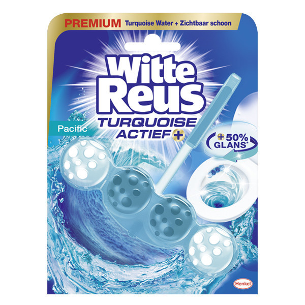 Witte Reus toiletblok Turquoise Actief Pacific (50 gram) SRE00188 - 1