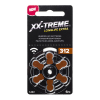 XX-TREME Longlife Extra 312 / PR41 / bruin gehoorapparaat batterij 6 stuks (123accu huismerk)