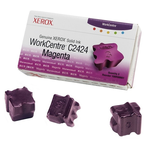 Xerox 108R00661 solid ink magenta 3 stuks (origineel) 108R00661 047020 - 1