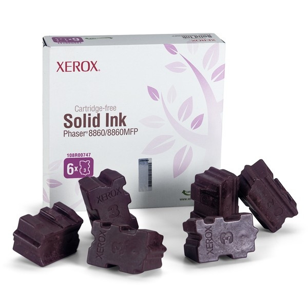 Xerox 108R00747 solid ink magenta 6 stuks (origineel) 108R00747 047370 - 1