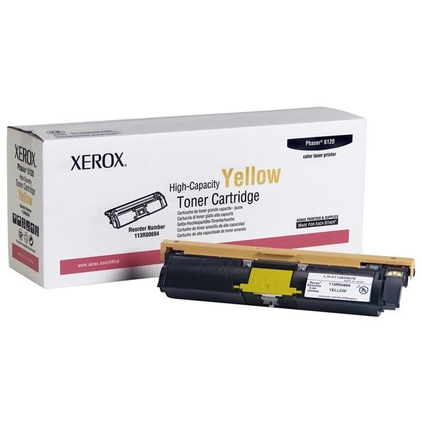 Xerox 113R00694 toner geel hoge capaciteit (origineel) 113R00694 047102 - 1