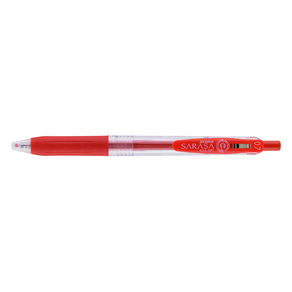 Zebra Pen Zebra Sarasa Clip Gel gelpen rood (0,7 mm) 14323 423797 - 1