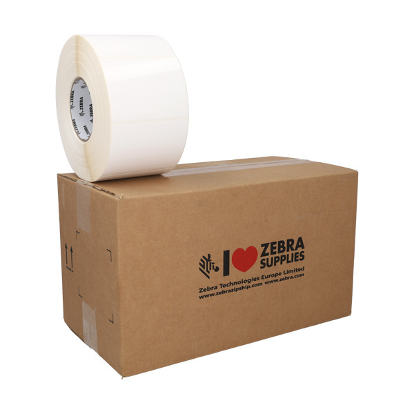 Zebra PolyE 3100T Gloss label (3011703) 102 x 76 mm (4 rollen) 141515 - 1