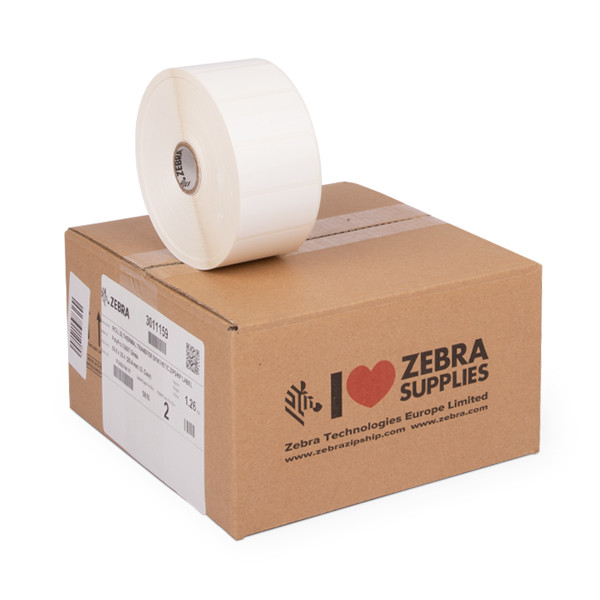 Zebra PolyPro 3000T Gloss label (3011159) 51 x 25 mm (2 rollen) Zebra 