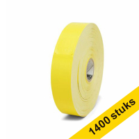 Zebra Z-Band Fun (10012712-2) geel 25 mm x 254 mm (4 x 350 stuks) 10012712-2 141270