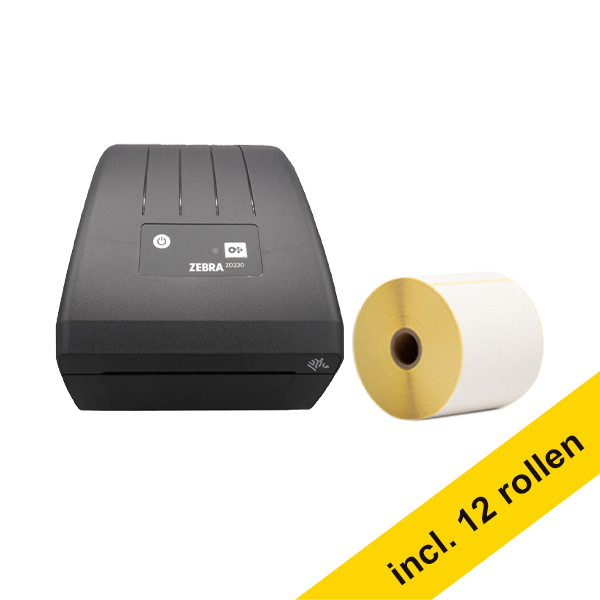 Zebra ZD220d direct thermal labelprinter met usb + 12 rollen 832933 - 1