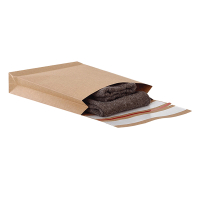 e-Green envelop met blokbodem bruin 350 x 250 x 50 - zelfklevend (250 stuks) 69113 209423