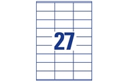 27 per vel (70 x 32 mm & 63,5 x 29,6 mm)