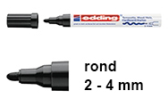 2 - 4 mm (Edding 4000)