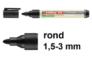 1,5 - 3 mm (Edding 28)