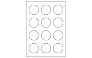 Ronde etiketten