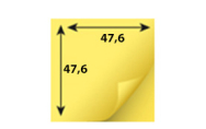 47,6 x 47,6 mm
