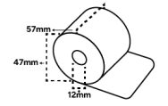 pinrollen 57x47x12 mm