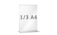 1/3 A4 balie folderhouders