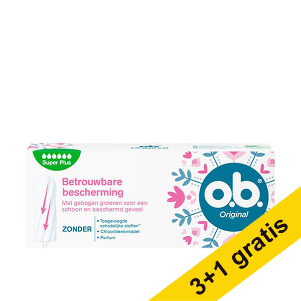 Aanbieding: 4x o.b. Original Super Plus tampons (16 stuks) SOB00033 - 1