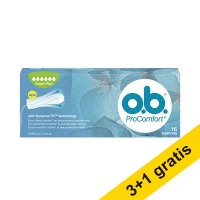 Aanbieding: 4x o.b. ProComfort Super Plus tampons  (16 stuks) SOB00030