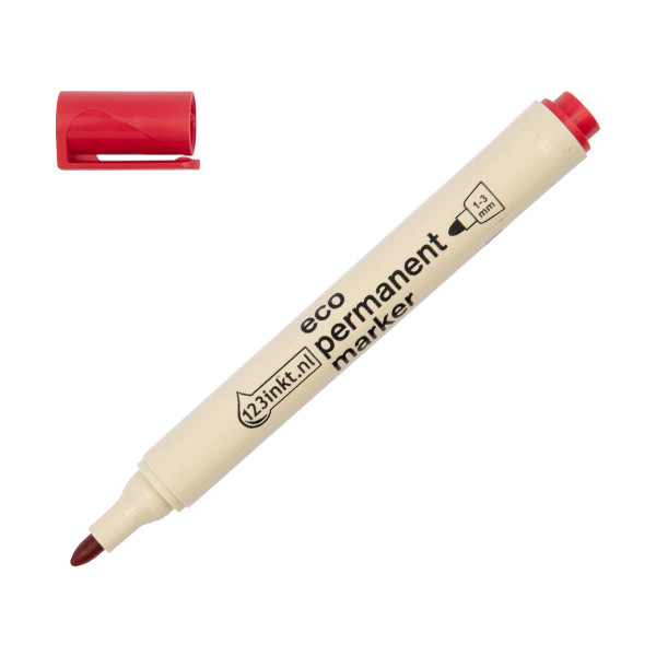 123inkt permanent marker rood