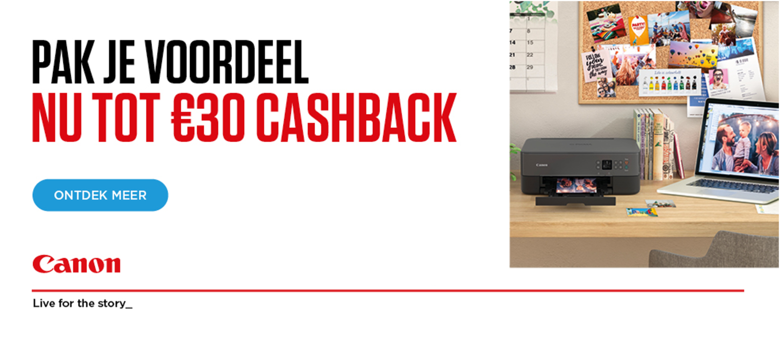 Canon cashback actie