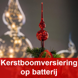 Kerstboomversiering op batterij