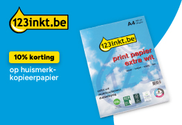 10% korting op huismerkpapier