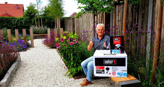 Winnaar Weber barbecue