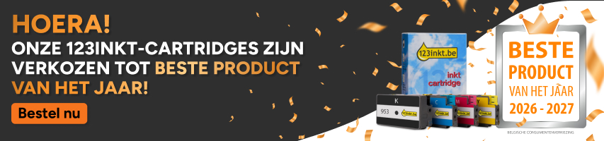 123inkt huismerkcartridges zijn 'Product van het Jaar 2026'