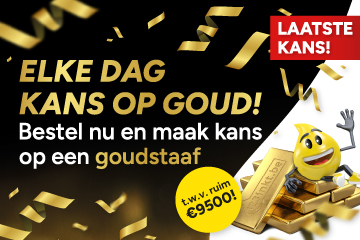 Bestel & win. Maak elke dag kans op goud