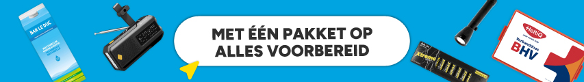 Met één noodpakket overal op voorbereid