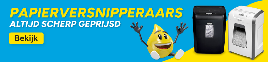 Papierversnipperaars altijd laag geprijsd