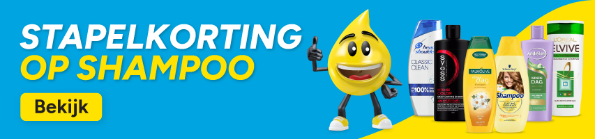 Korting op verschillende shampoos