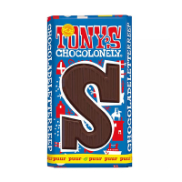 Tony's Chocolonely Puur S chocoladeletter 180 gram