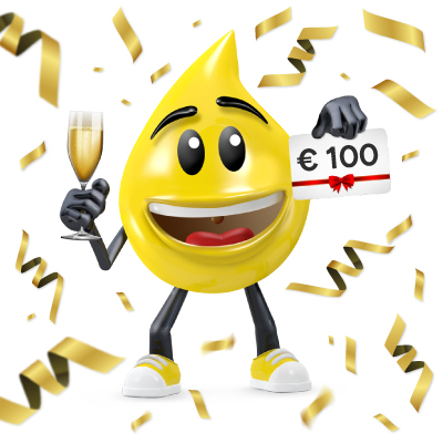 Bestel & win. Maak elke dag kans op goud Bestel & win