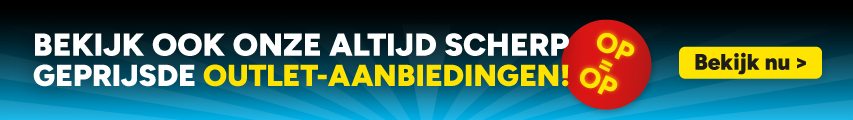 Ontdek ook de altijd scherp geprijsde outlet-aanbiedingen