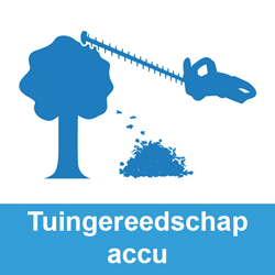 tuingereedschap accu