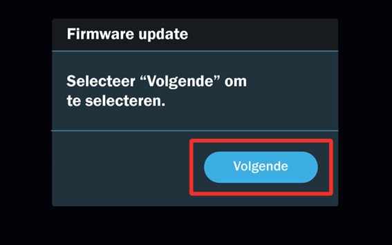 Druk op Volgende