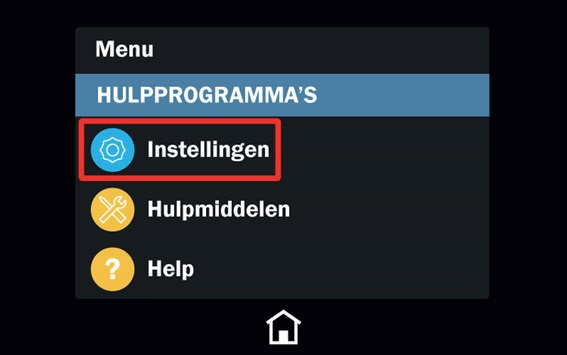 Kies Instellingen